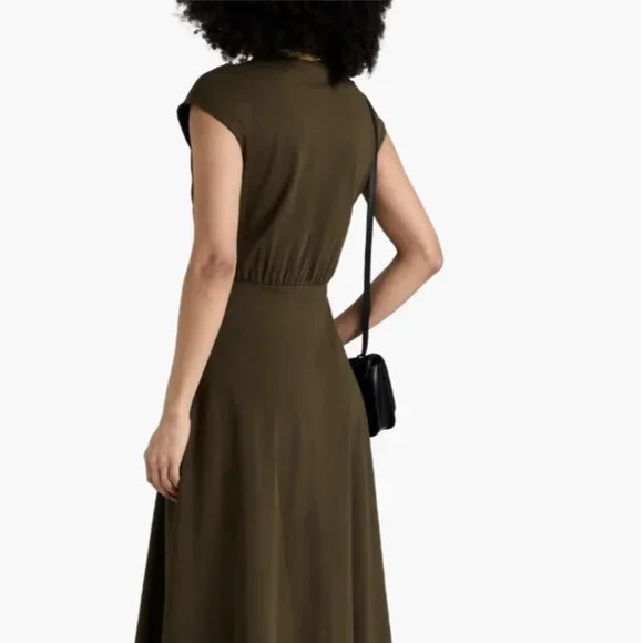 FRAME Cotton Midi Dress Size S - Picture 4 of 7